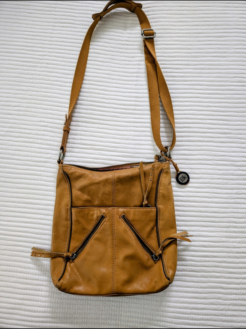 The Sak Crossbody Tan BoHo Bag